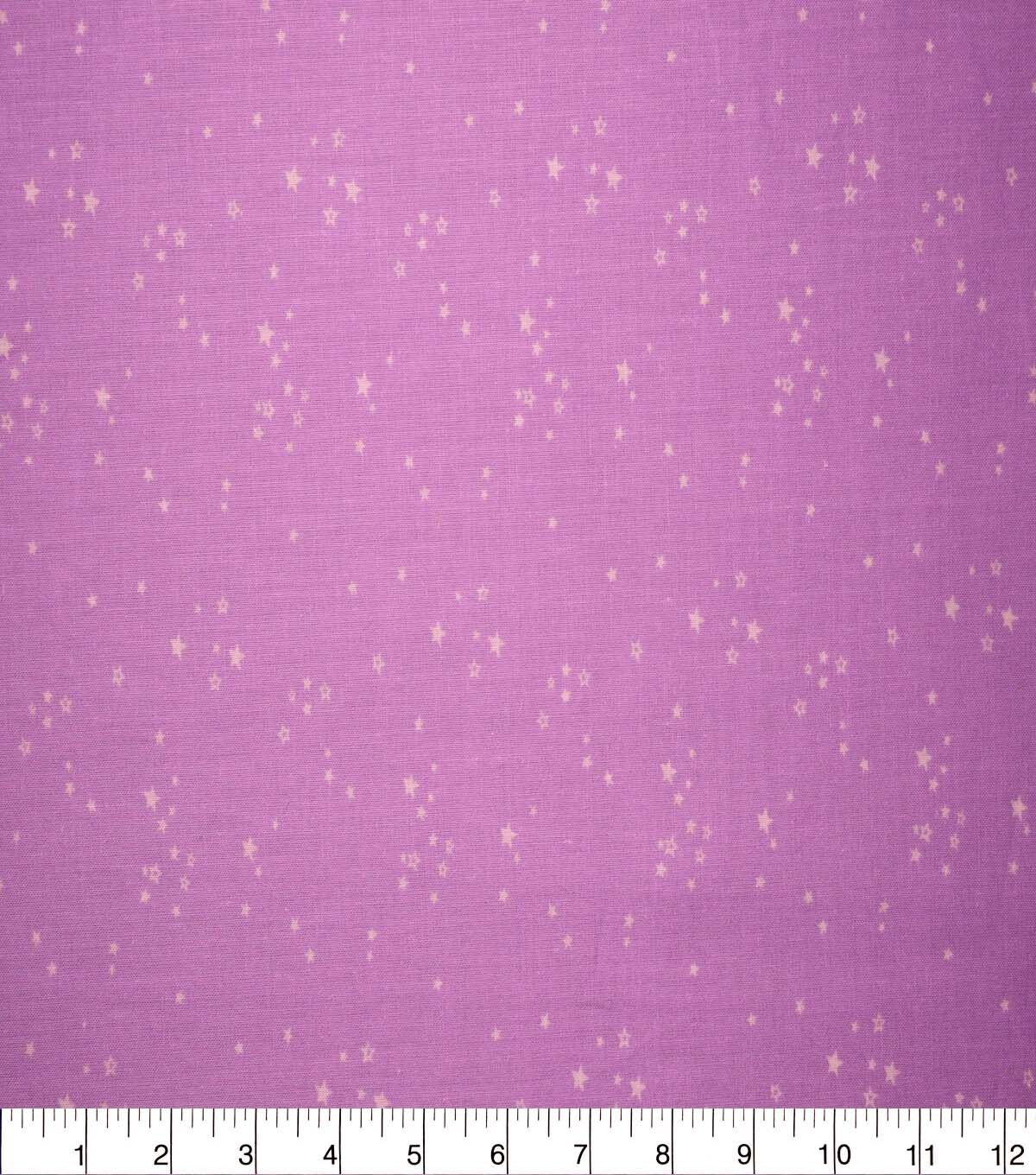 Scattered Stars on Pink Cotton Fabric by Quilter's Showcase