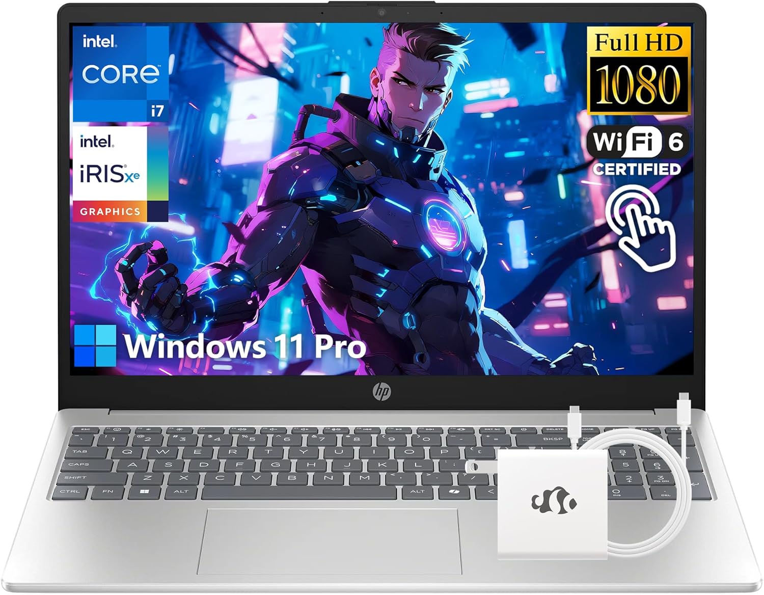 HP i7 Touchscreen Laptop, Intel Core i7-1355U(10-Cores, Up to 5GHz, Beat Core 7 160U), 64GB RAM 2TB SSD 15.6