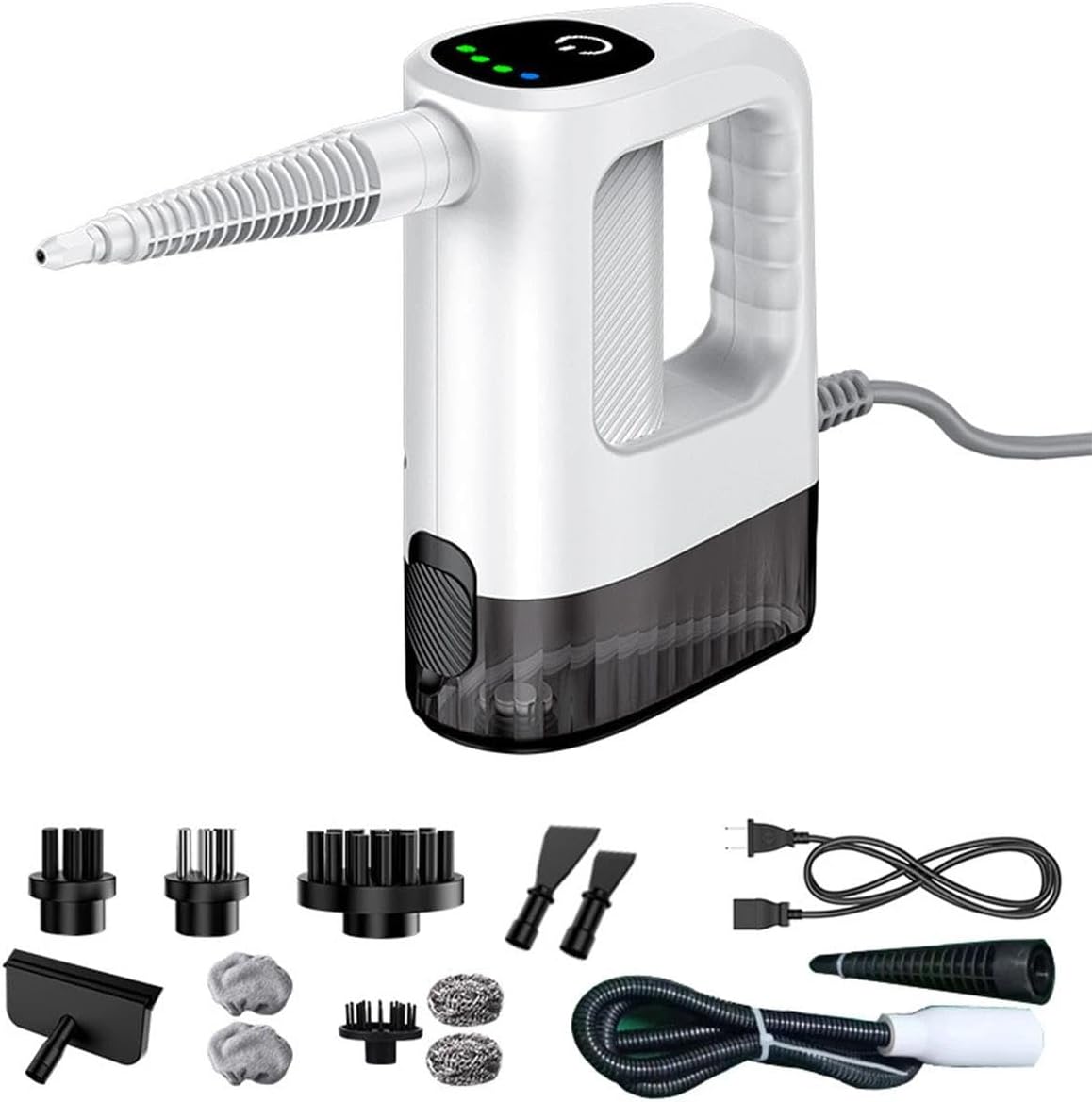 Handheld Steam Cleaner, 1200W with 400Ml Tank, 221°F for Kitchen Car Detailing Bathroom Floor