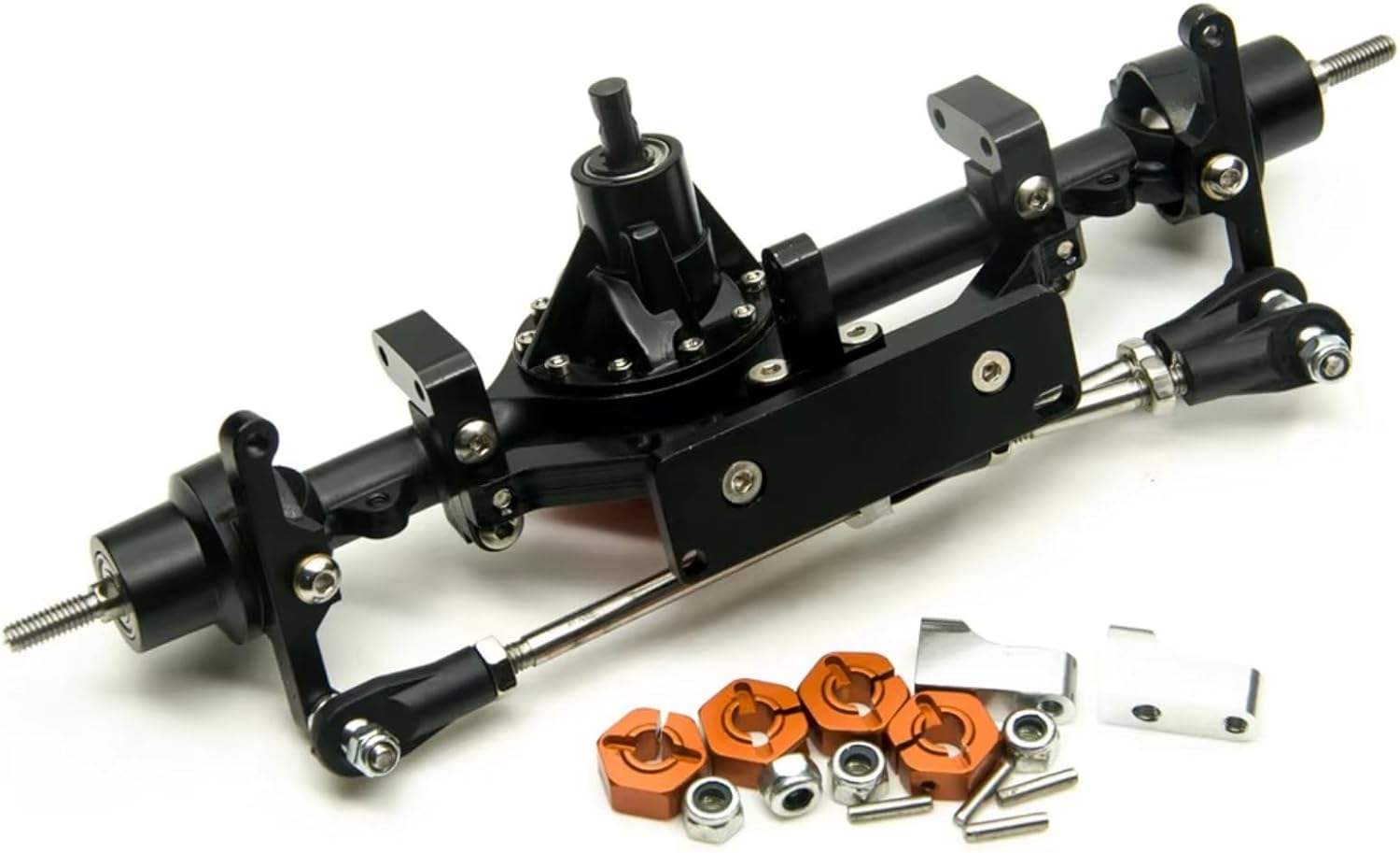 Rc Crawlers Axles For Axial For SCX10 D90 D110 1:10 Front Rear Axles Aluminum Complete Axle With Screws Upgrade Parts RC Car Model Accessory(1set)