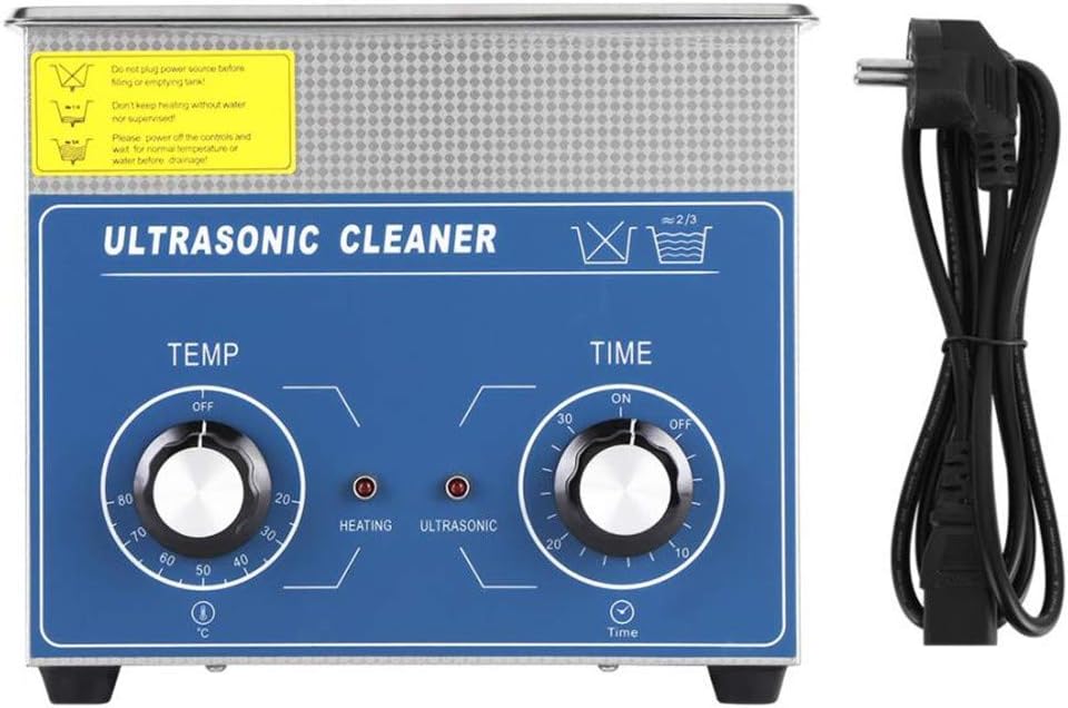CGOLDENWALL 3L Professional Stainless Steel Ultrasonic Cleaner Eyeglasses Jewelry Cleaner Cleaning machine Mechanical heating Timing adjustable 110V/220V