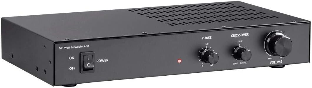 Monoprice SWA-200 Subwoofer Amplifier - 200 Watt with Crossover