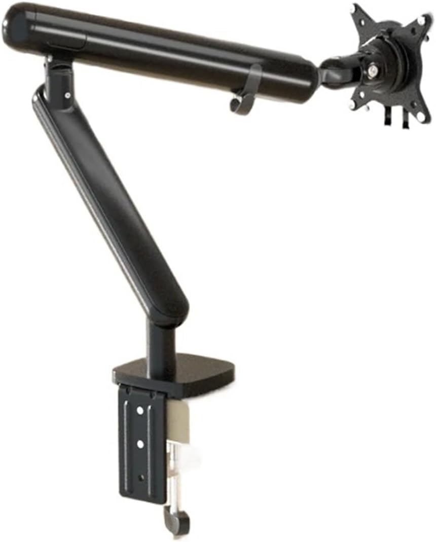 Monitor Desktop Stand 17-38 Inch with Light Strip and USB/Type-C Port, Single-Arm Air Spring Stand Base, Computer Desktop Stand, White A8(A8B USB type-C)