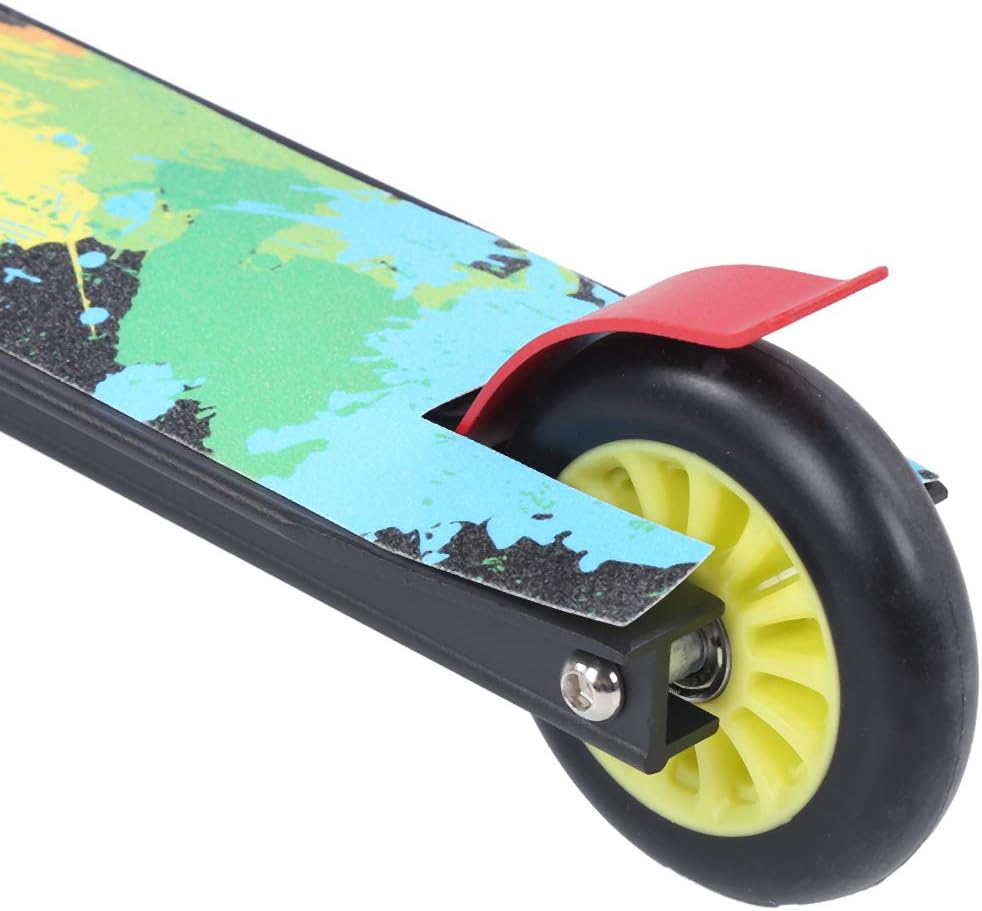 Portable Stunt Scooter, Adult Scooter Set with Aluminum y Wheels, Black for Commuting and Adviation Aluminum