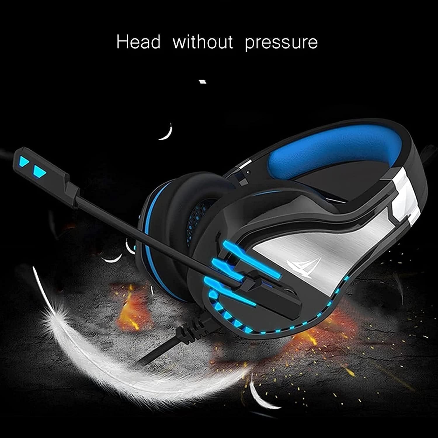 Gaming Headset,Headphones and Microphones, Game Headphones with Noise Cancellation Microphones, Children's Adult Stereo Headphones,for PS4,PS5,PC,Laptop
