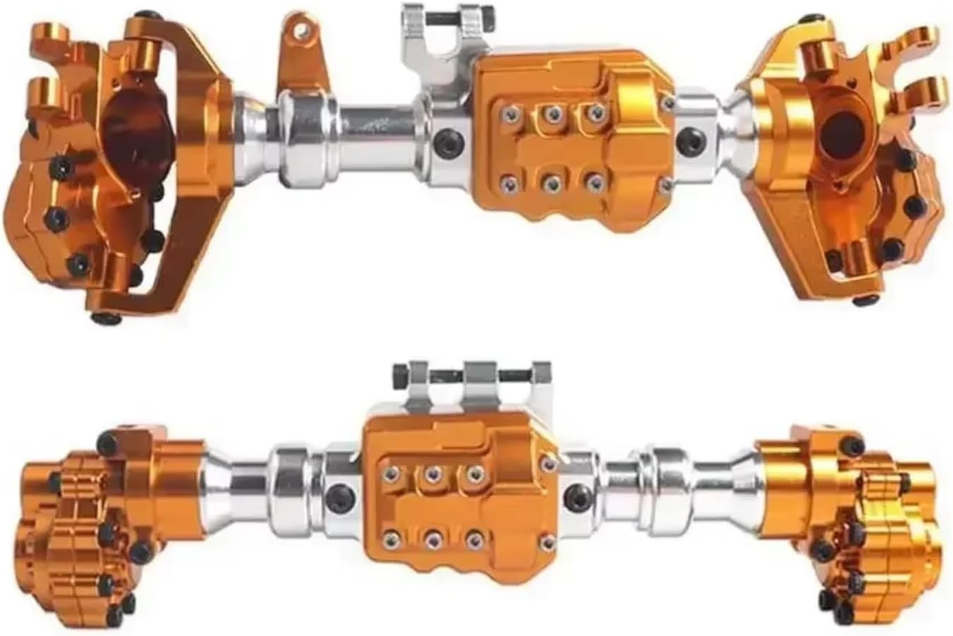 Compatible with Trxs for TRX-4 for Defender for Bronco 1/10 RC Crawler Car Accessories Parts Portal Axle Housing RC Assortment(Yellow)