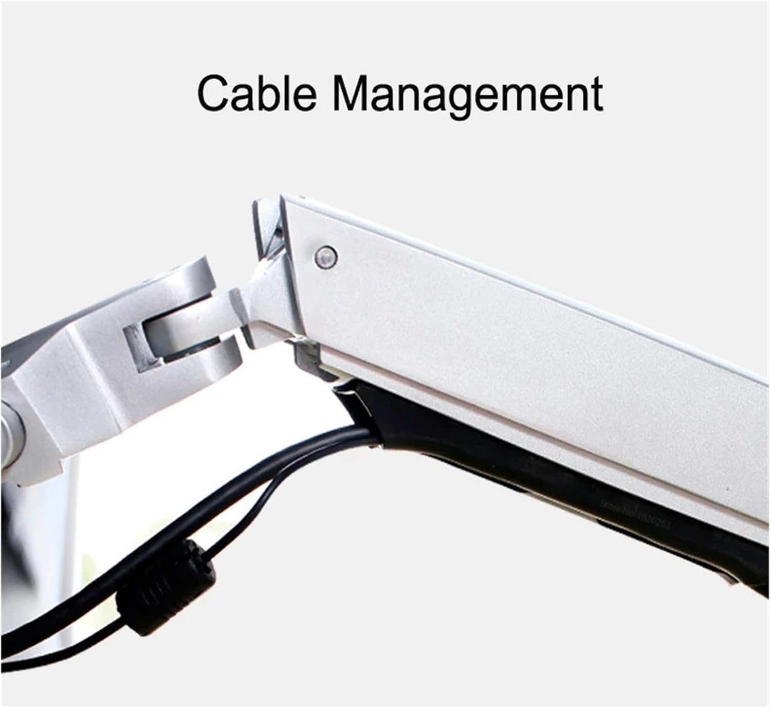 V63W / XSJ8013W Wall Mount Aluminum Extra Long Mechanical Spring Arm Monitor Stand Full Motion Monitor Stand(V63WB)