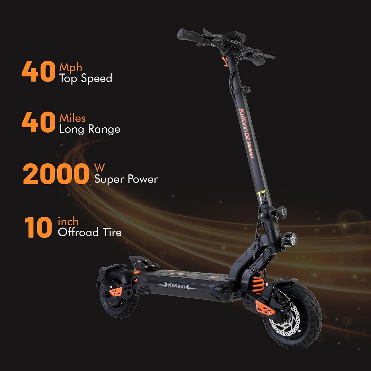 KUKIRIN G2Max/G2Master Electric Scooter with Seat, Powerful 1000W Motor, 35 MPH Max Speed, 50 Miles Range, 48V/20Ah Large Capacity Battery, Dual Brake Folding Fast e Scooter for Adult
