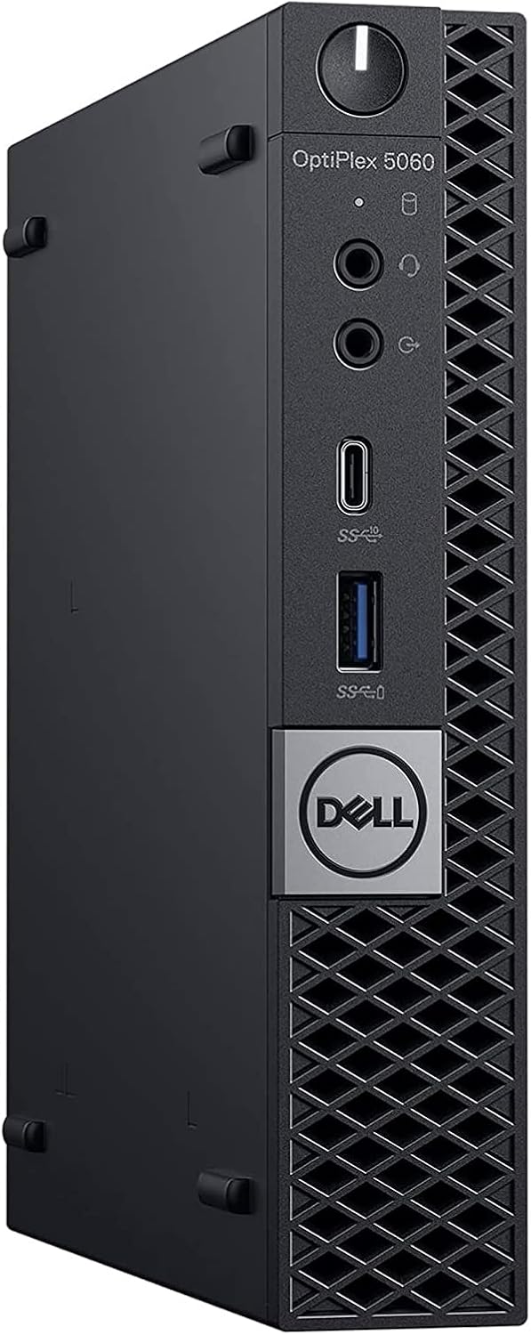 Dell OptiPlex 5060-MICRO, Core i7-8700T 2.4GHz, 32GB RAM, 500GB M.2-NVMe, Windows 11 Pro 64Bit, (Renewed)