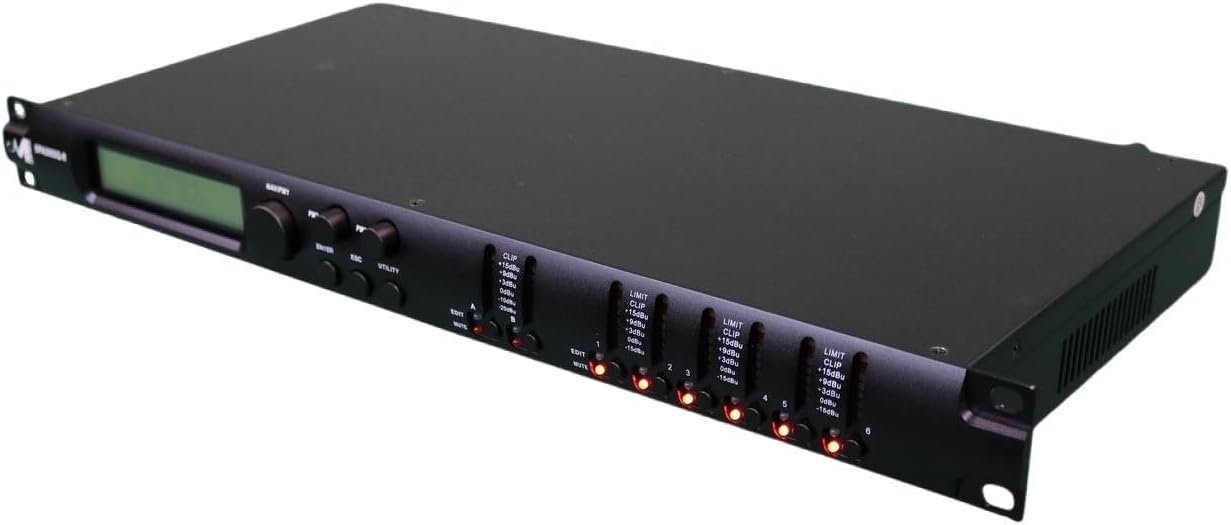 MARANI DPA2655QR 2 XLR Inputs - 6 XLR Outputs Computer Controlled Digital Speaker Management System with Matrix Mixer USB DSP Engine Platforms