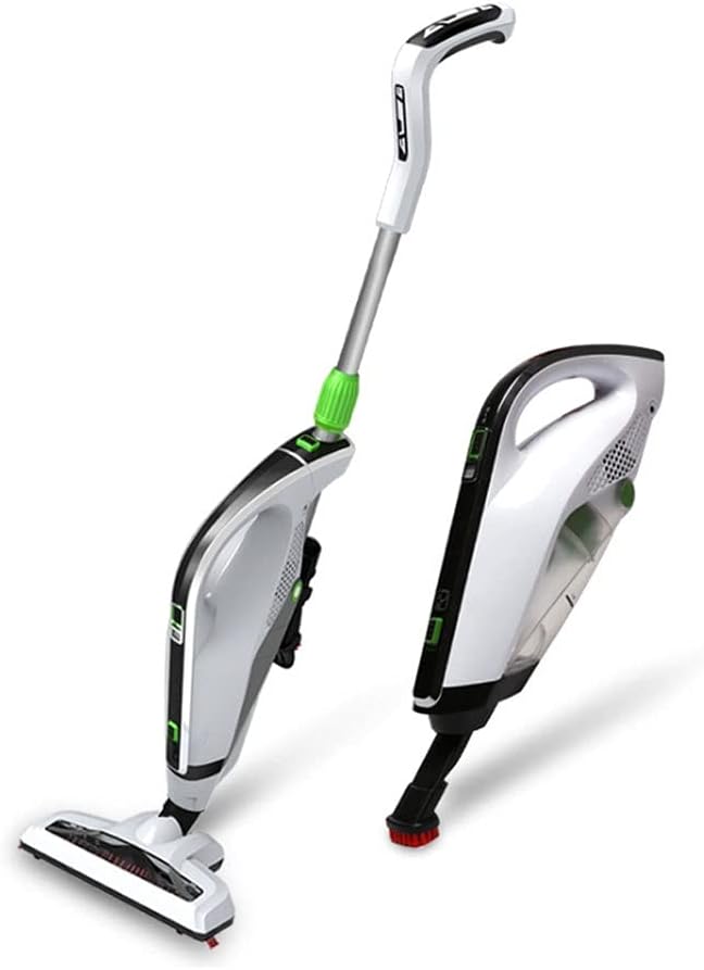 SMSOM Cordless Vacuum Cleaner, Handheld Vacuum Cleaner, Powerful Motor Lightweight Cordless Vacuum Cleaner, Removable Handheld, Very Suitable for Families, Cars, Office Cleaning (Color : White)