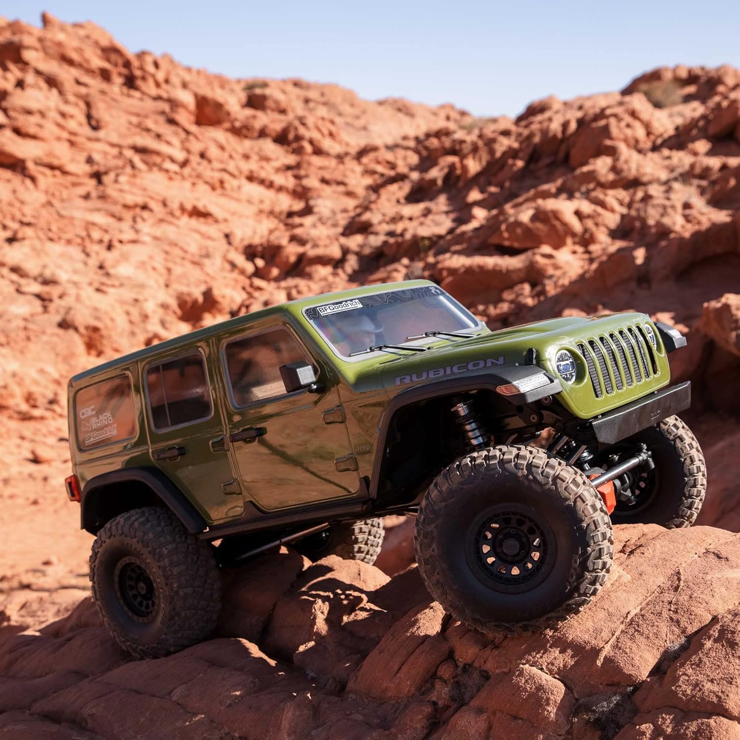 Axial RC Truck 1/6 SCX6 Jeep JLU Wrangler 4WD Rock Crawler RTR (Batteries and Charger Not Included): Green, AXI05000T1