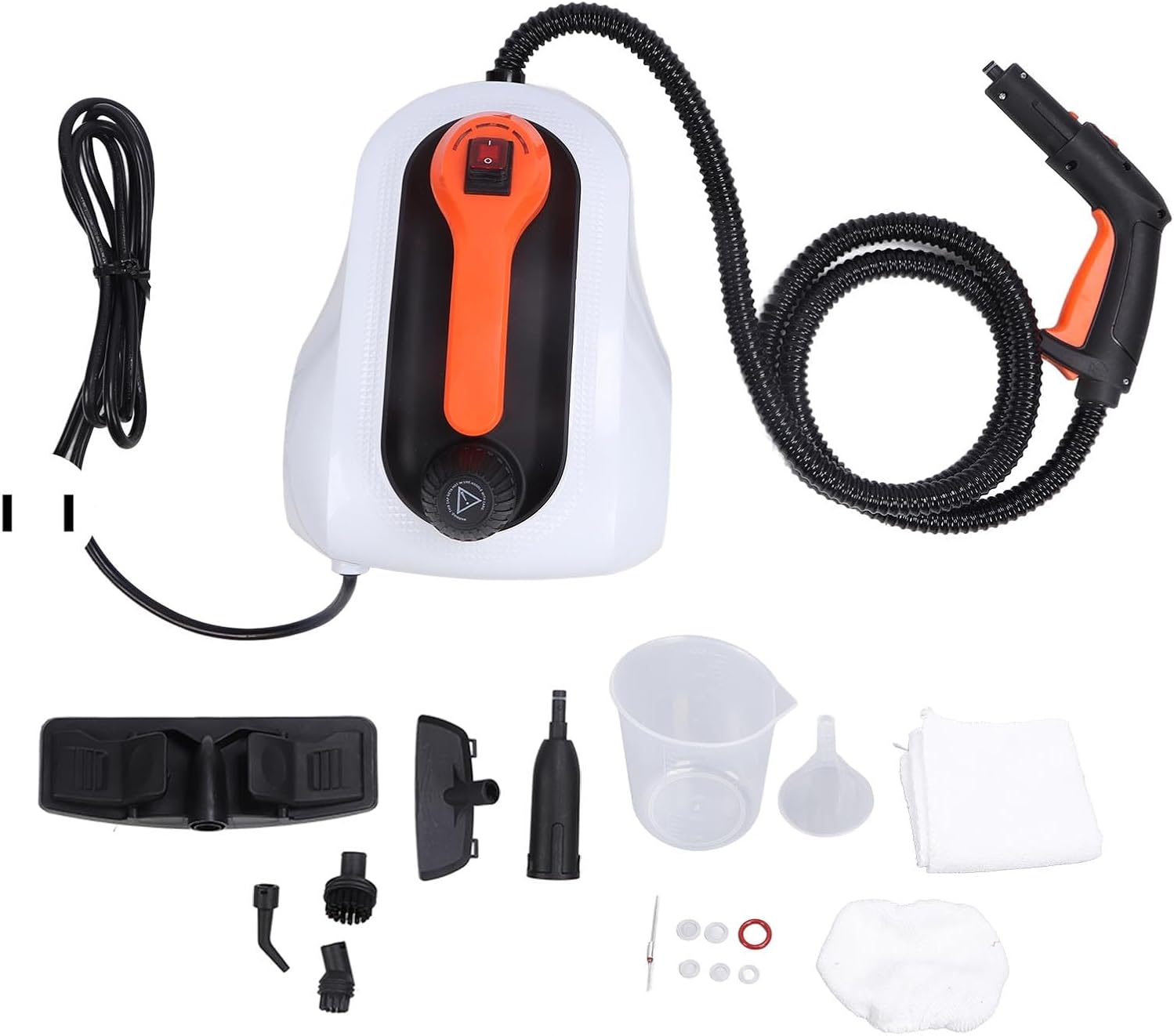 Large Capacity Tank Complete Accessories,Easy To Use Wide Application Steam Cleaner High Temperature High Pressure Multi Purpose Upholstery Steam Cleaner (US Plug 110‑120V)