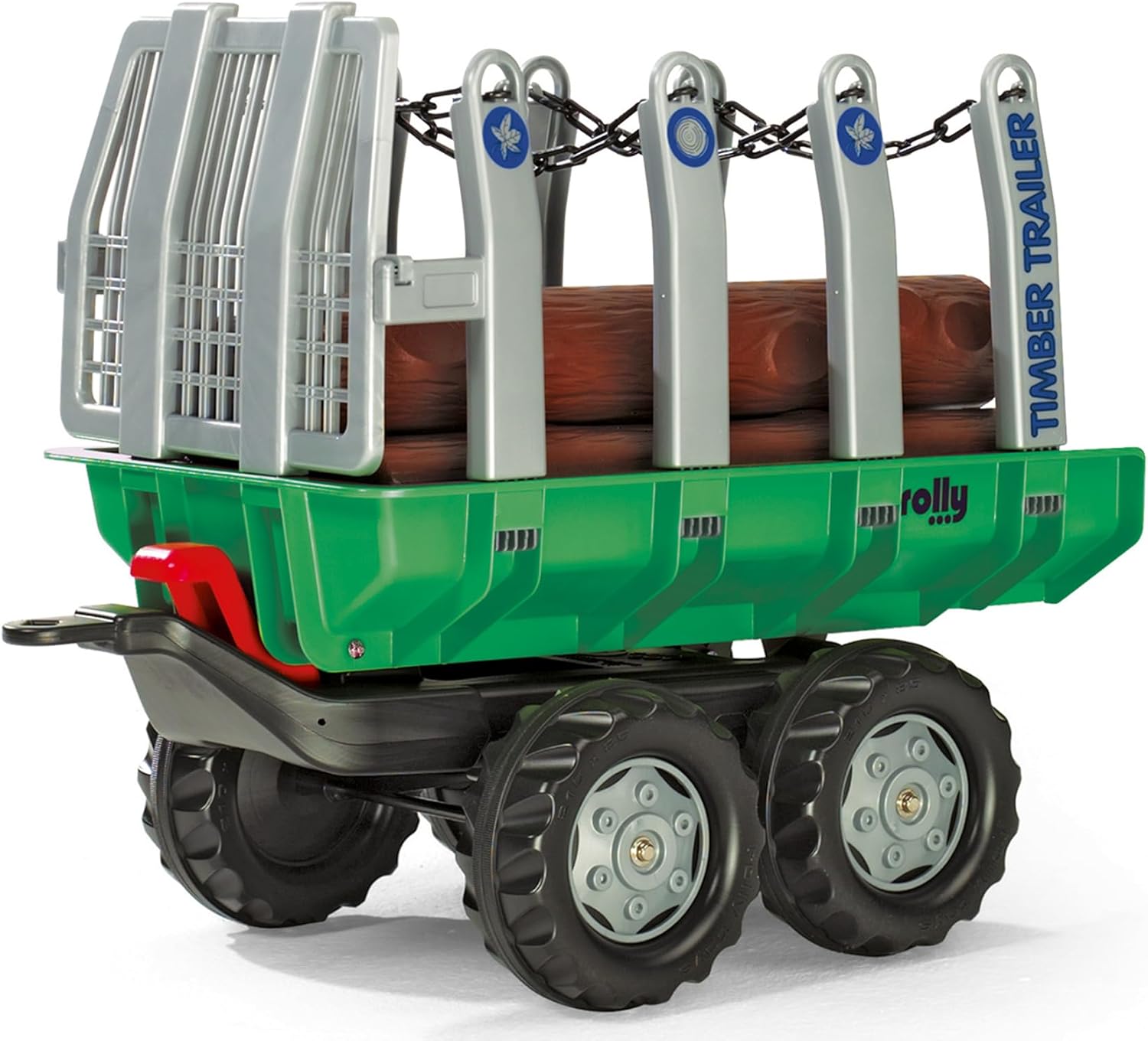 rolly toys Timer Trailer, Green/Silver