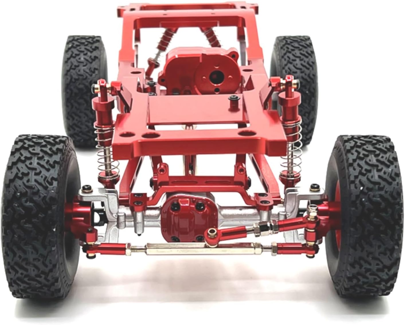 RC Models Spare Parts For MN For MN82 LC79 1/12 Metal Upgrade Replacement Parts Frame Chassis Remote Control Car Accessories(Red)