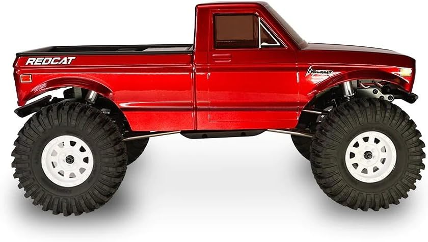 Redcat Ascent 1/10 Scale Low Center of Gravity (LCG) Performance Rock Crawler - Red