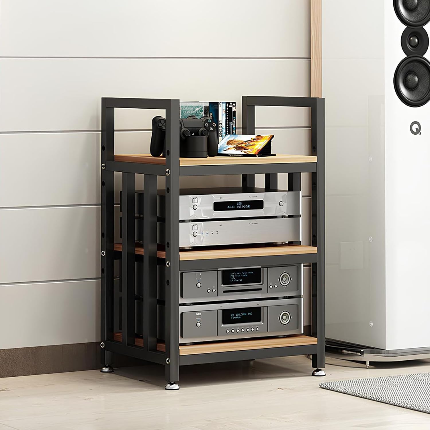 ZCSL 3/4 Tier Modern Stereo Rack