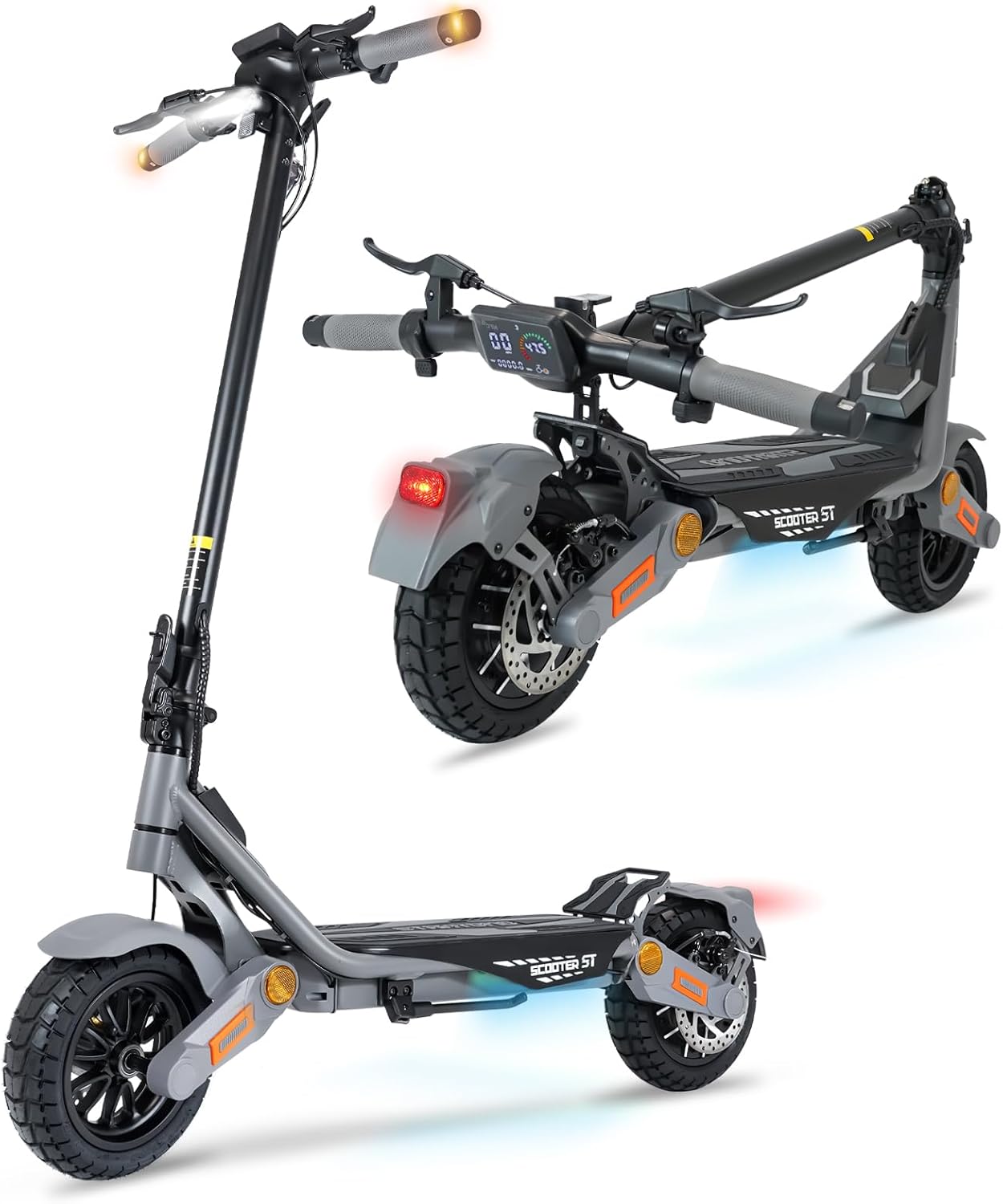 Electric Scooter for Adults, 5600W/1500W/1200W/800W Motor Fast Electric Scooter, 46/40/35 MPH Top Speed, 27Ah/20.8Ah/15.6Ah Battery, 10/11
