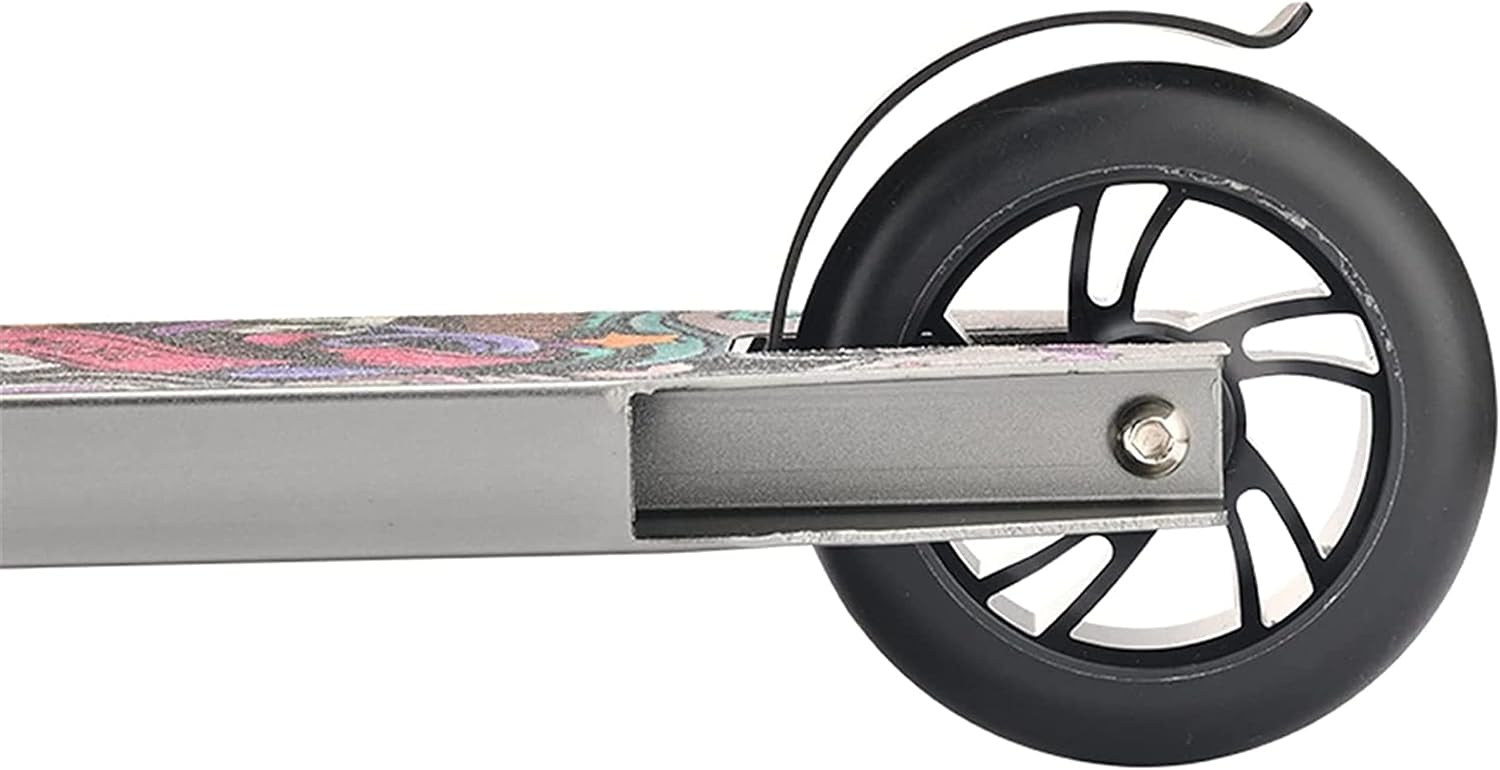 Adult Street Car Two-Wheel Professional Extreme Scooter Competitive Stunt Car Combination Scooter (Color : Red) (Light Grey)