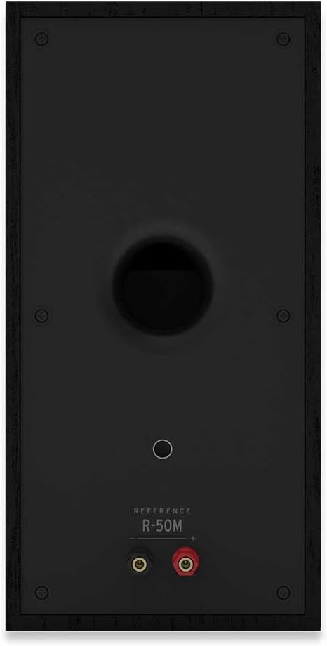 Klipsch Reference Next-Generation R-50M Horn-Loaded Bookshelf Speakers with 5.25 Spun-Copper Woofers for Best-in-Class Home Theater Sound in Black