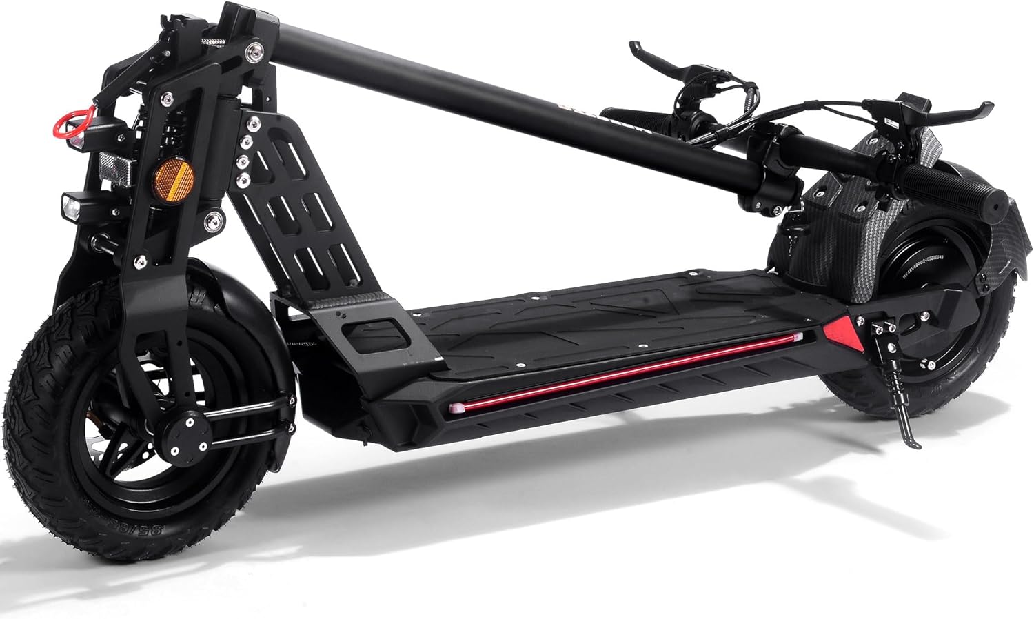 MotoTec Free Ride 48v 600w Lithium Electric Scooter Black