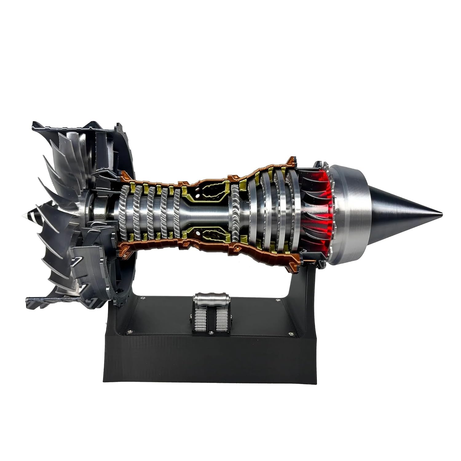 Super Turbofan Engine Model Brushless Motor Function Fan Electric High Performance Power Turbine Cool Boutique