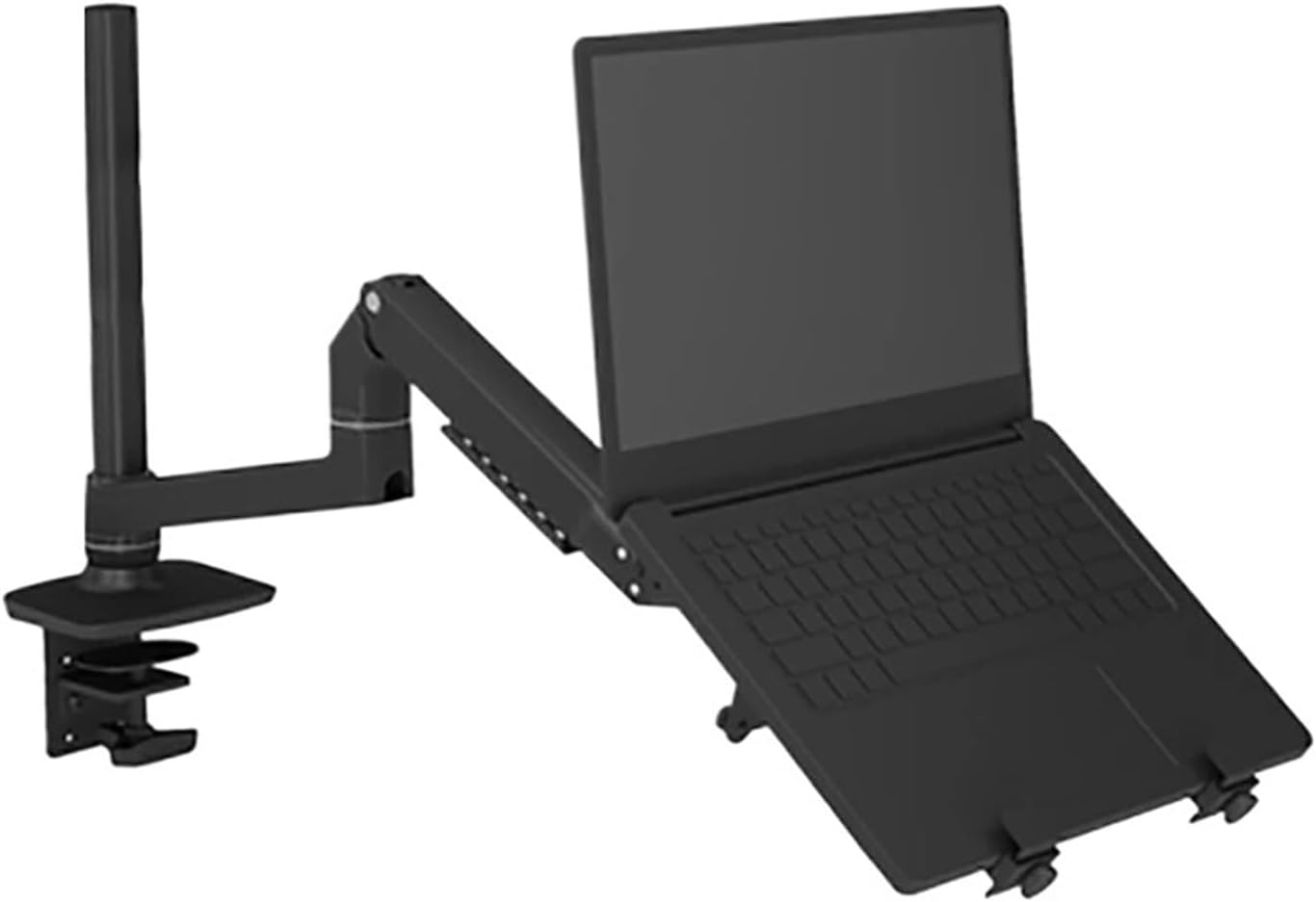 V62CT XSJ8012CT Aluminum Alloy Dual-Purpose 17-27-inch Monitor Stand 17-inch Laptop Stand Mechanical Spring arm(Color:V62CTB-450)