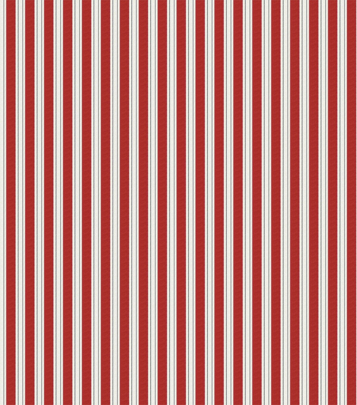 Stripe Red 108 Wide Flannel Fabric