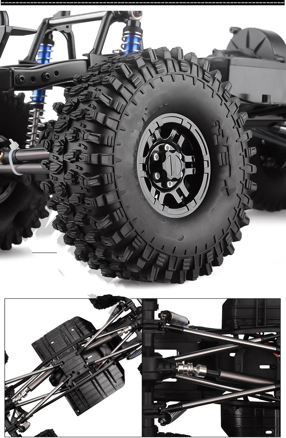 RC Car Parts for SCX10 for SCX10 II 90046 90047 1/10 313mm 12.3