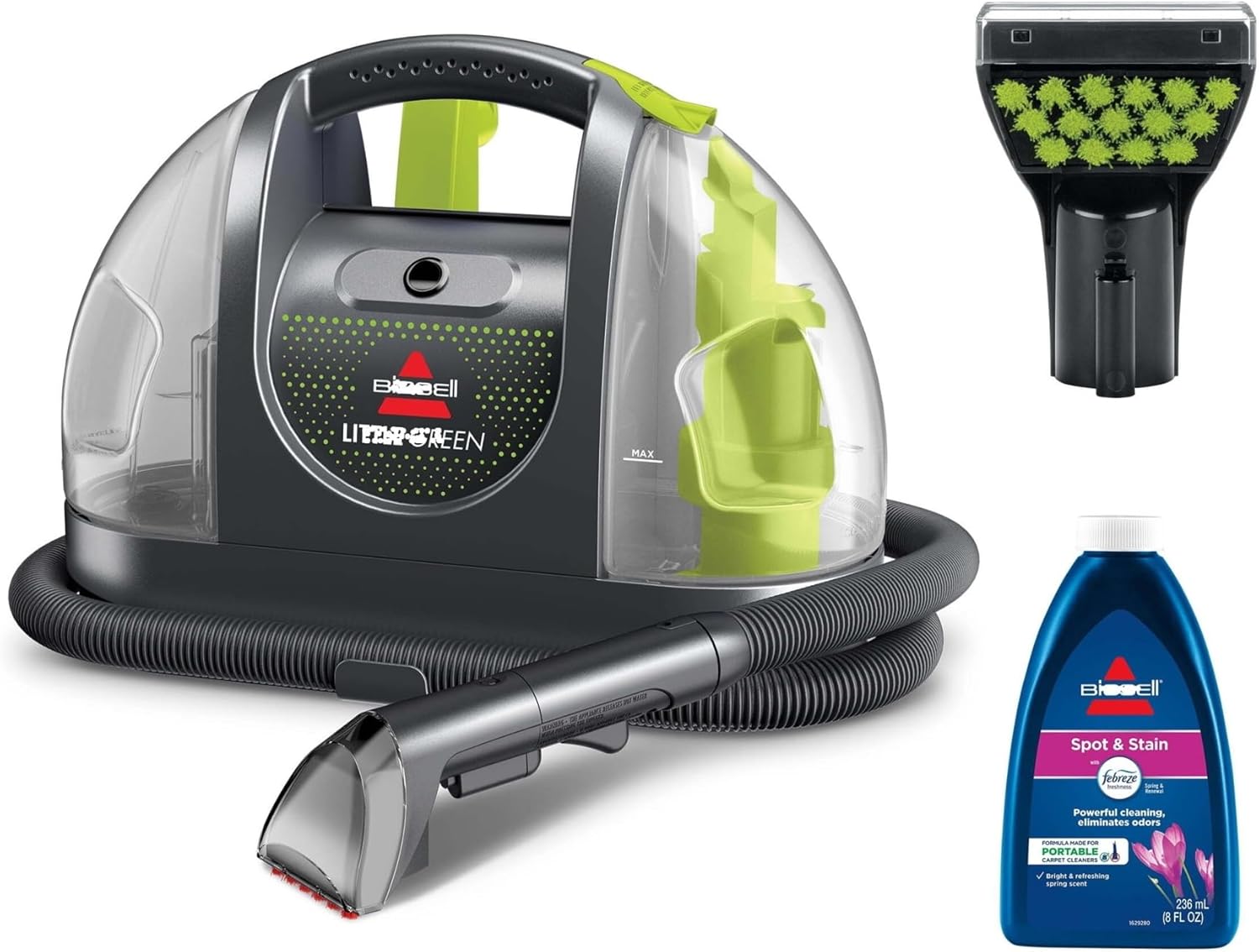 KUDWFPWN Compatible with Bissell Little Green 3369 - Portable Carpet & Upholstery Cleaner with Powerful Spray & Suction, 48oz Tank, 3