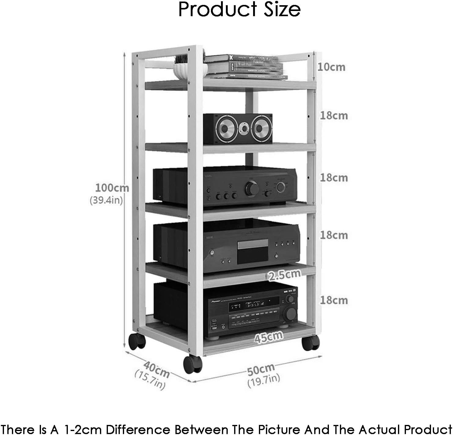 KIYILIHI Audio Media Rack