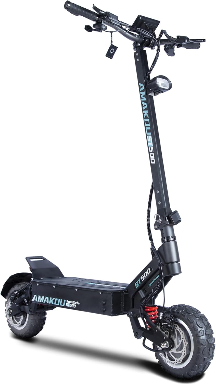 ST500 Electric Scooter Adults - 4500W Dual Motors Top Speed 65 MPH 62 Miles Range mit Off-Road Tires, Fast-Folding High-Performance & Comfort