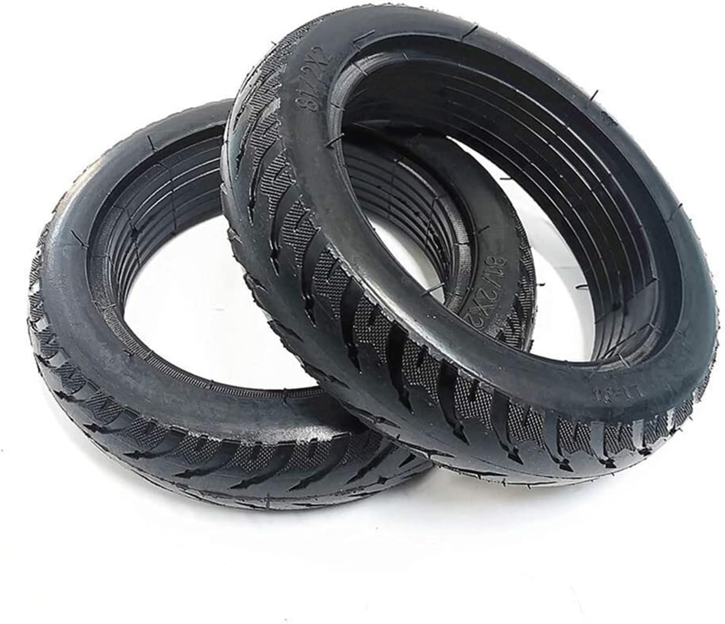 Mobility Scooter Tyres,8.5 Inch Maintenance- free Explosion- proof Tire Wear- resistant Anti- skid and Stab-resistant Scooter tires (Size : B)
