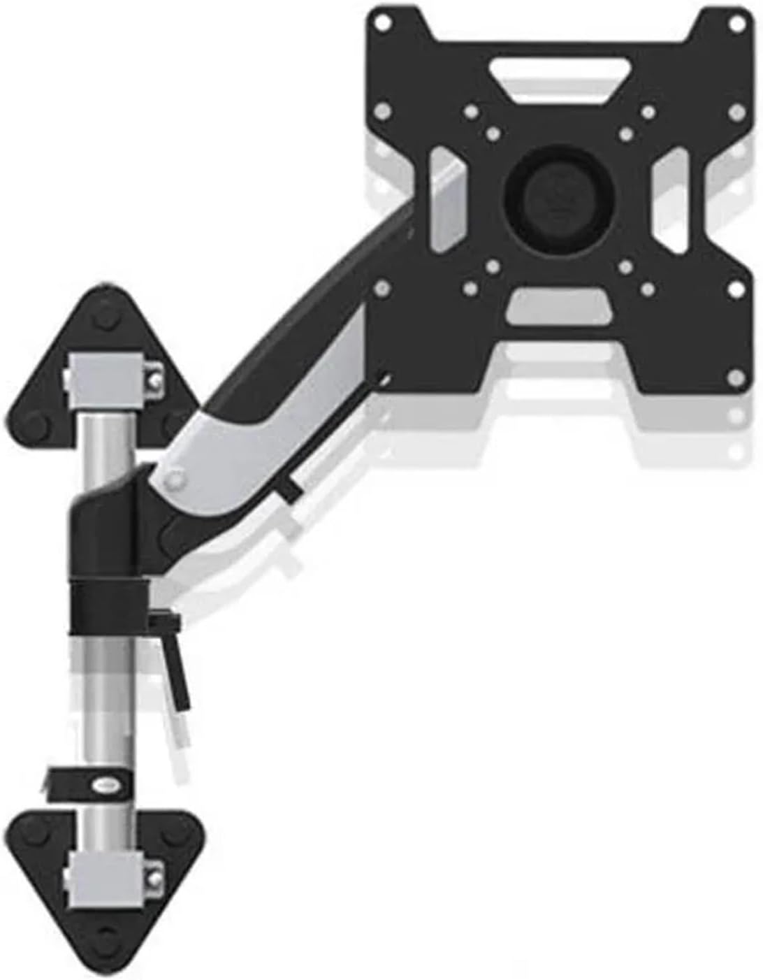 FE111WA 5-16KG Full Motion Telescopic Aluminum Gas Spring 20-42 Inch LCD TV Wall Mount Bracket with Rod Strong 200x200 100x200(Black)
