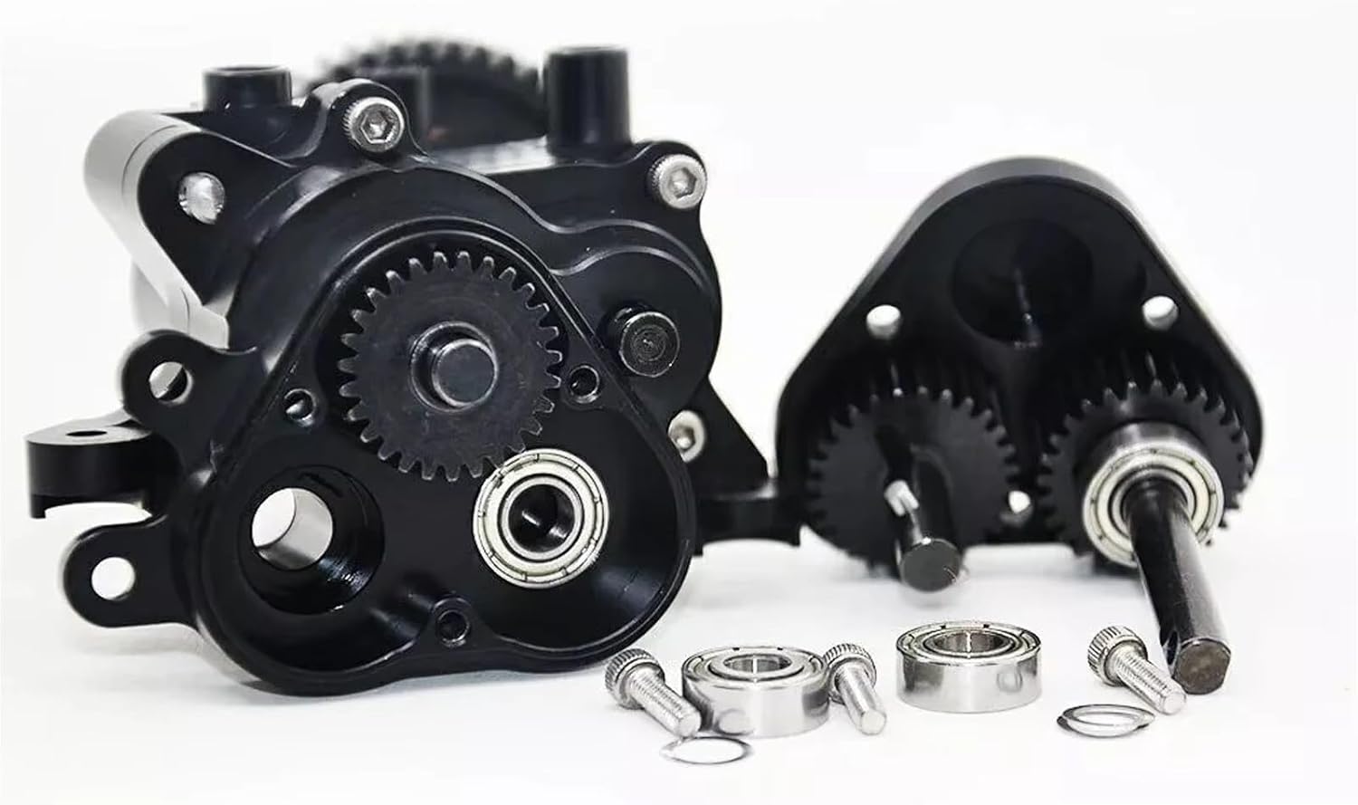 For TRX-4 1/10 Gearbox Metal Transmission Case Gears Set RC Crawler Car Upgrade Toy Parts RC Vehicle Gearboxes