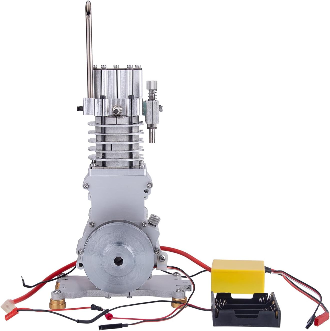 Steam Engine Model Kit That Works, 15cc Vertical OHV Single-Cylinder Four-Stroke Internal Combustion Engine with Visible Operation & CDI Ignition for Physics Science Experiment Demonstration