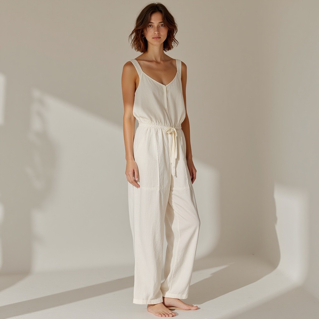 The Linen Jumpsuit // Moon