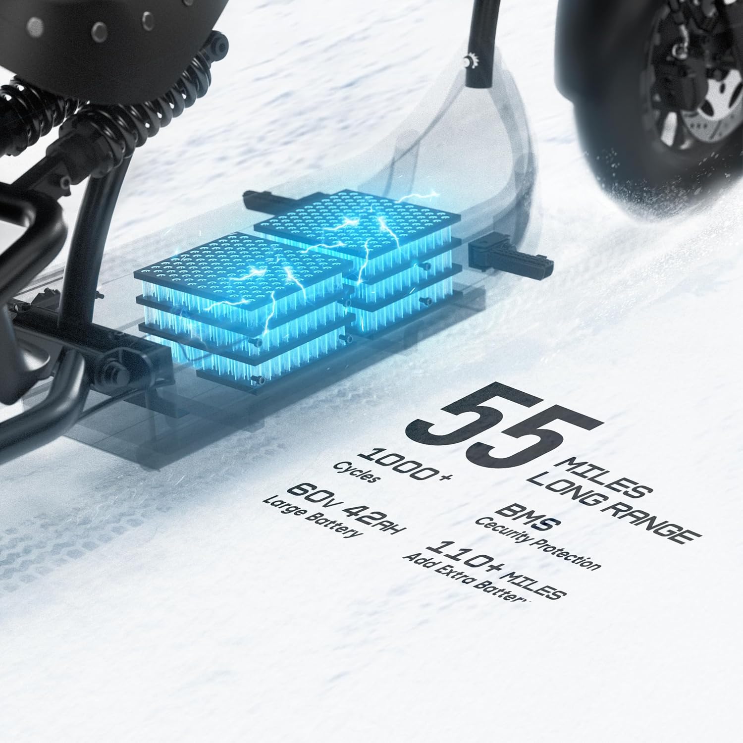 eAhora [2026 Version] M1P Pro Max/M1P Pro/M1P Electric Motorcycle for Adults, Peak 6000W Motor 55 MPH, 50Ah Battery, 50 Miles Range Full Suspension Dual Hydraulic Brakes, Street Legal Electric Scooter