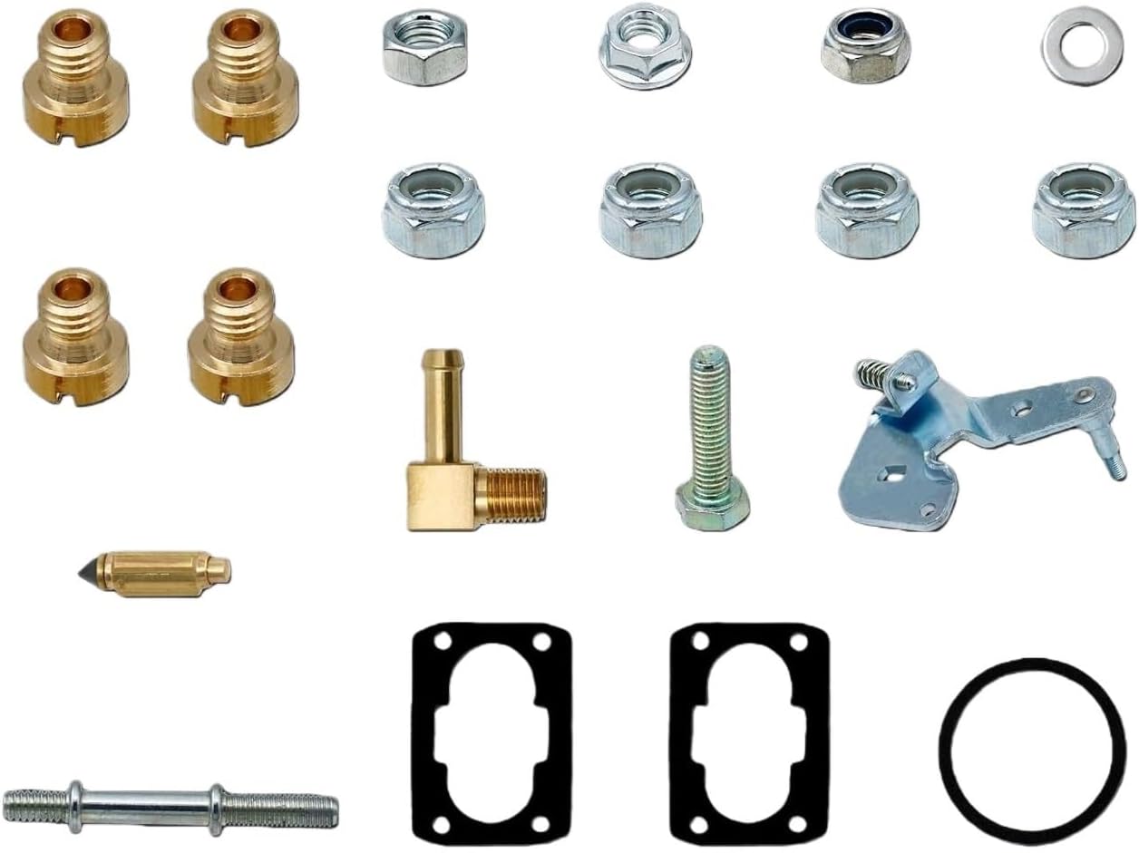 Mercruiser 2.5-3.0L 4 CYL Compatible For Marine Carburetor | 3310-864940A01 | 2-Barrel Electric Choke Long Linkage | 3 3/4×2in Bolt Pattern