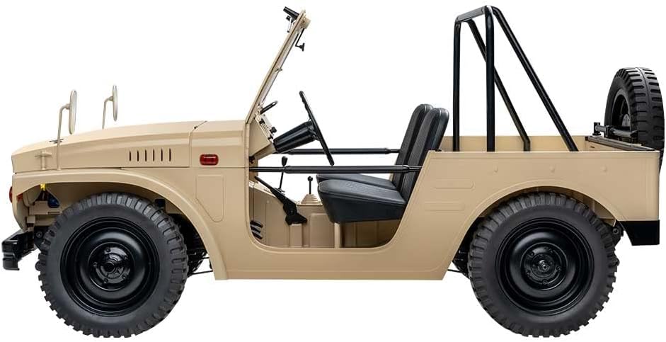 FMS 1/6 Jimny LJ10 RC Crawler RC Car Official Licensed Model Car 15km/h 4WD Hobby RC Crawler RC Cars RS Remote Control Car with LED Lights Vehicle 4-Ch 2.4GHz Transmitter for Adults Tan