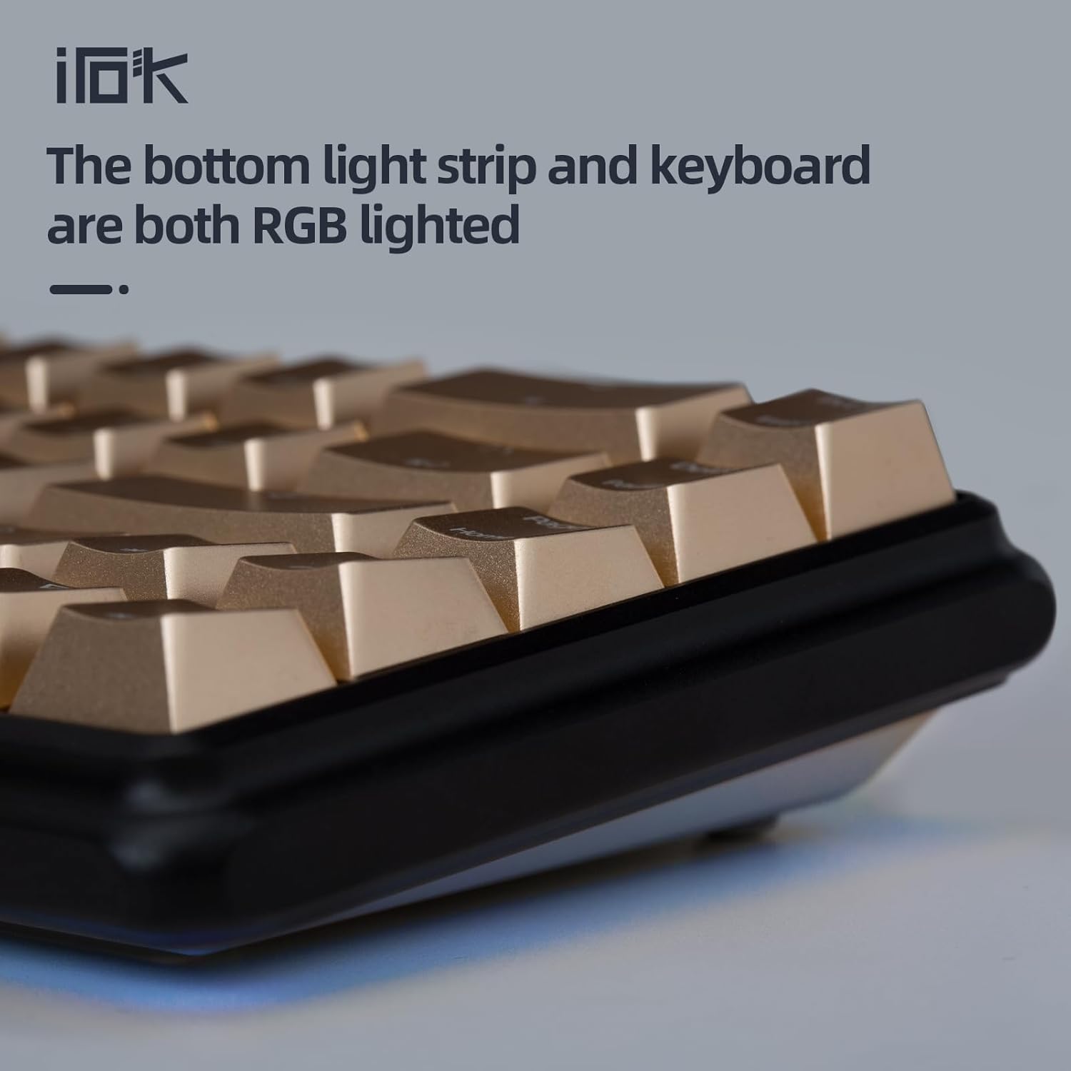 CD67 RGB Portable 60% Gaming Keyboard with Full Metal Enclosure, hot-swappable red switches with Customizable backlighting, Wired Mechanical Keyboard for Windows PC Gamers