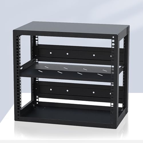 Wall Mounted AV Media Stand - Steel Audio Rack