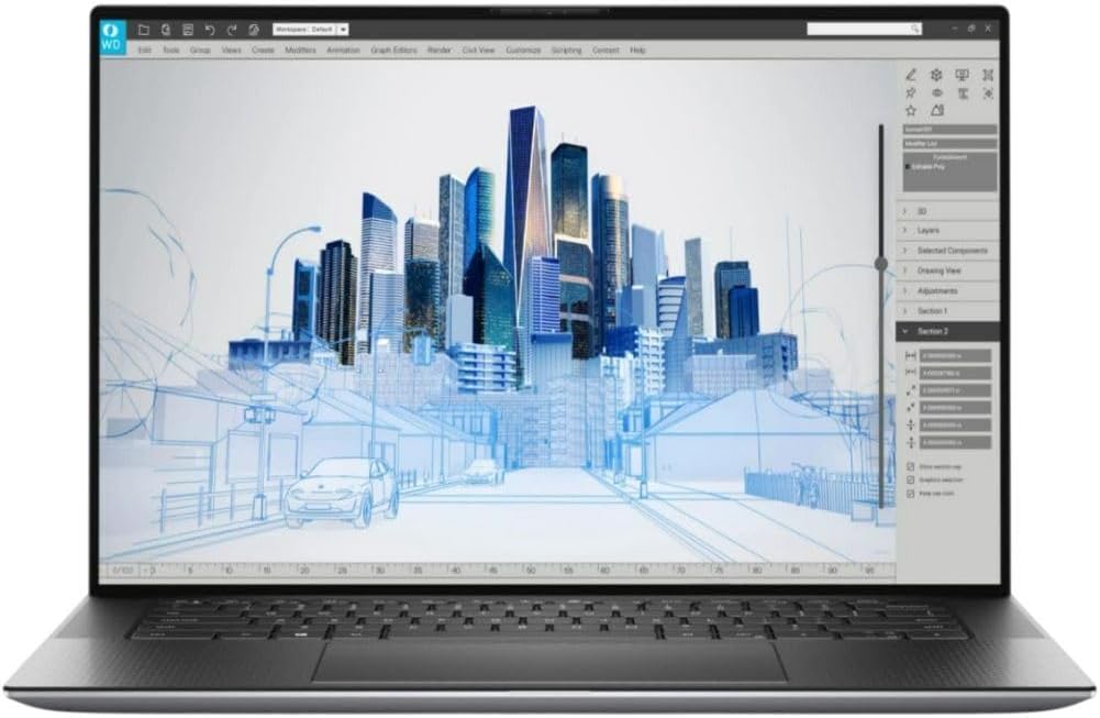 Dell Precision 5560 Workstation Laptop 11th Gen Intel Core i7-11850H vPro 32GB RAM 1TB SSD NVIDIA RTX A2000 Win 11 Pro (Renewed)