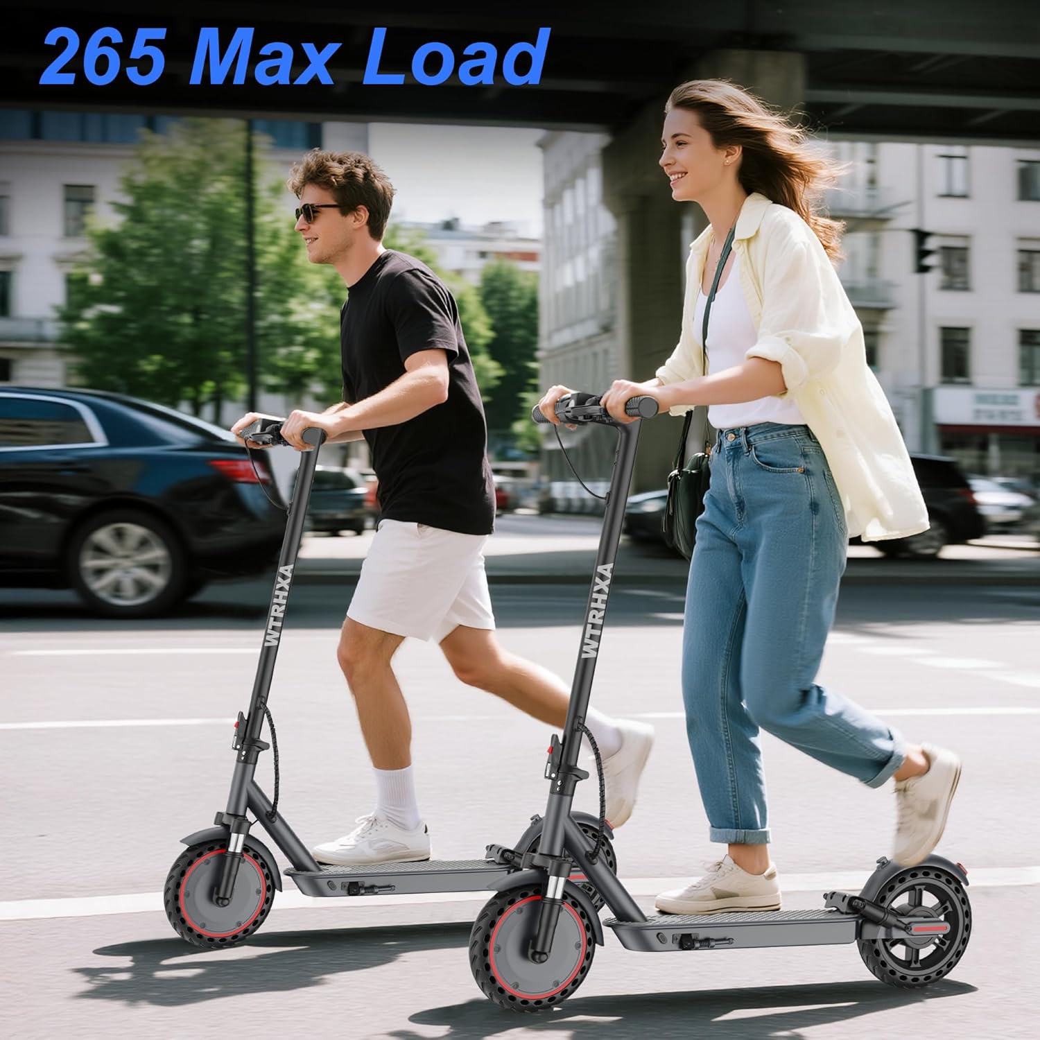 Electric Scooter, Electric Scooter for Adults, 350W/500W Motor, 19 Mph Speed, 15/25 Miles Ranges, 8.5