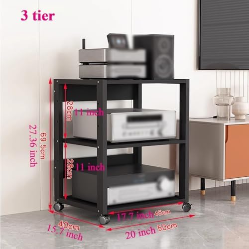 3/4 Tier Audio Video Component Rack