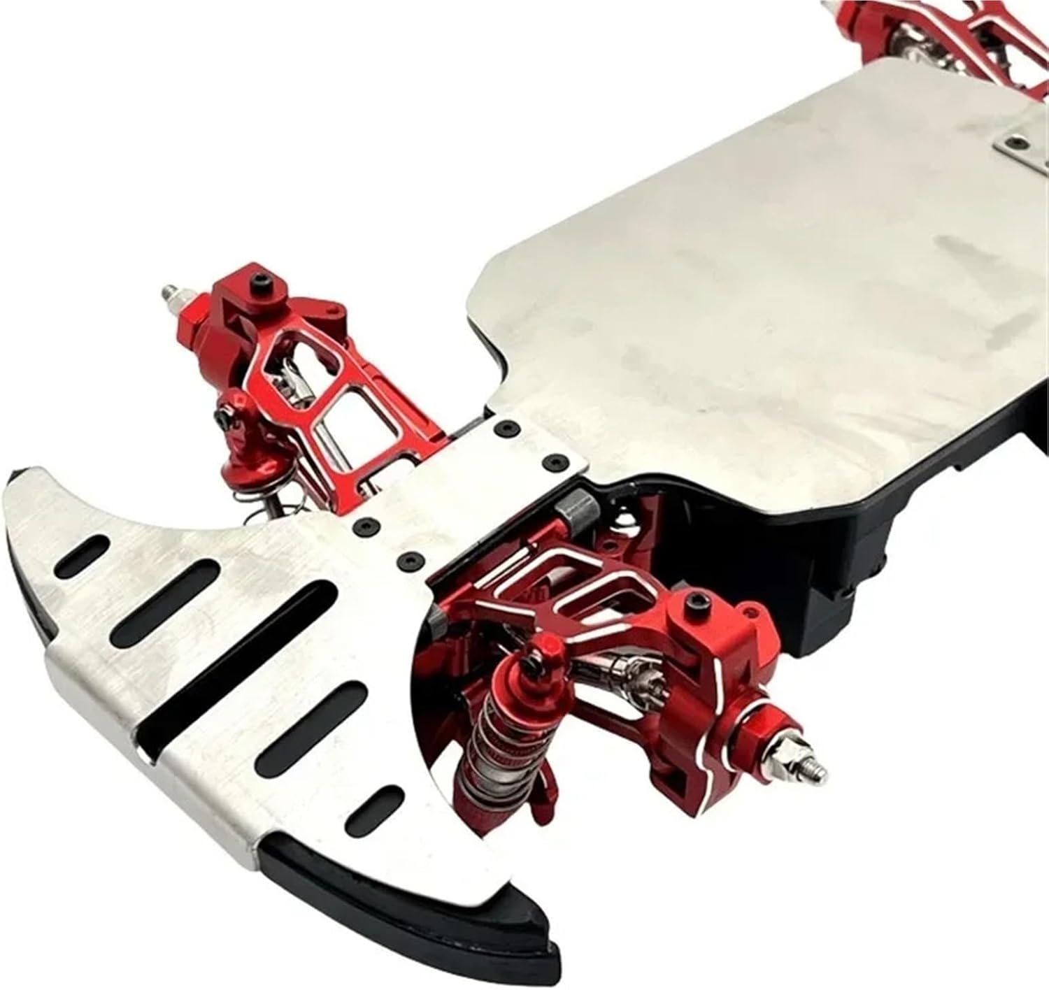 Rc Repairs Spare For Mjx 14211 1/14 Metal Upgrade Shock Absorber For Swing Arm Rear Cup Spare Parts RC Car Accessories Replacement(Red)