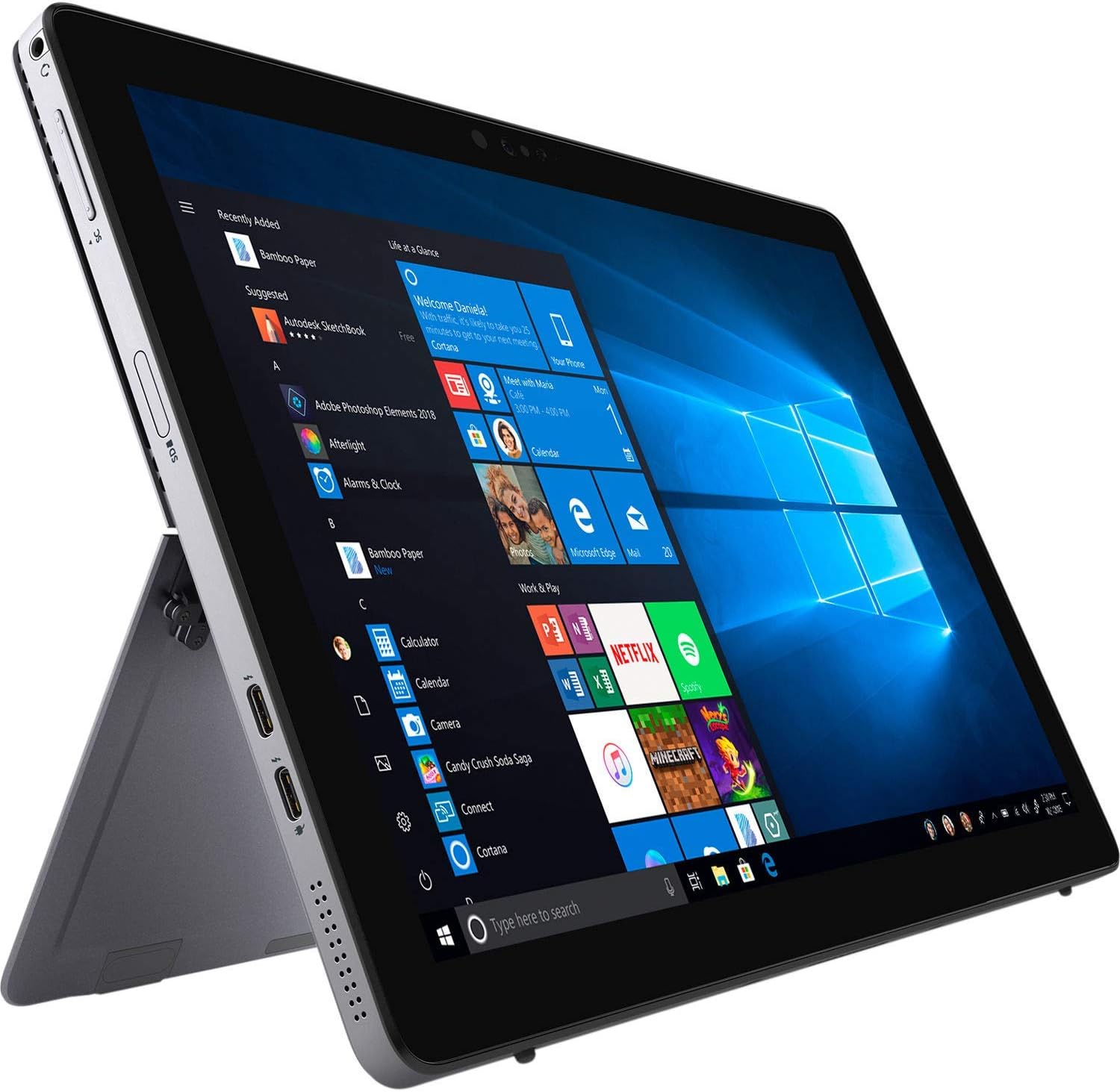 Dell 8th Gen Latitude 7200 Tablet 2-in-1 pc, Intel Core i7 8665U Processor, 16GB Ram, 256GB Solid State Drive, Camera, WiFi & Bluetooth, USB 3.1 Gen 1, Type C Port, Windows 10 Pro (Renewed)