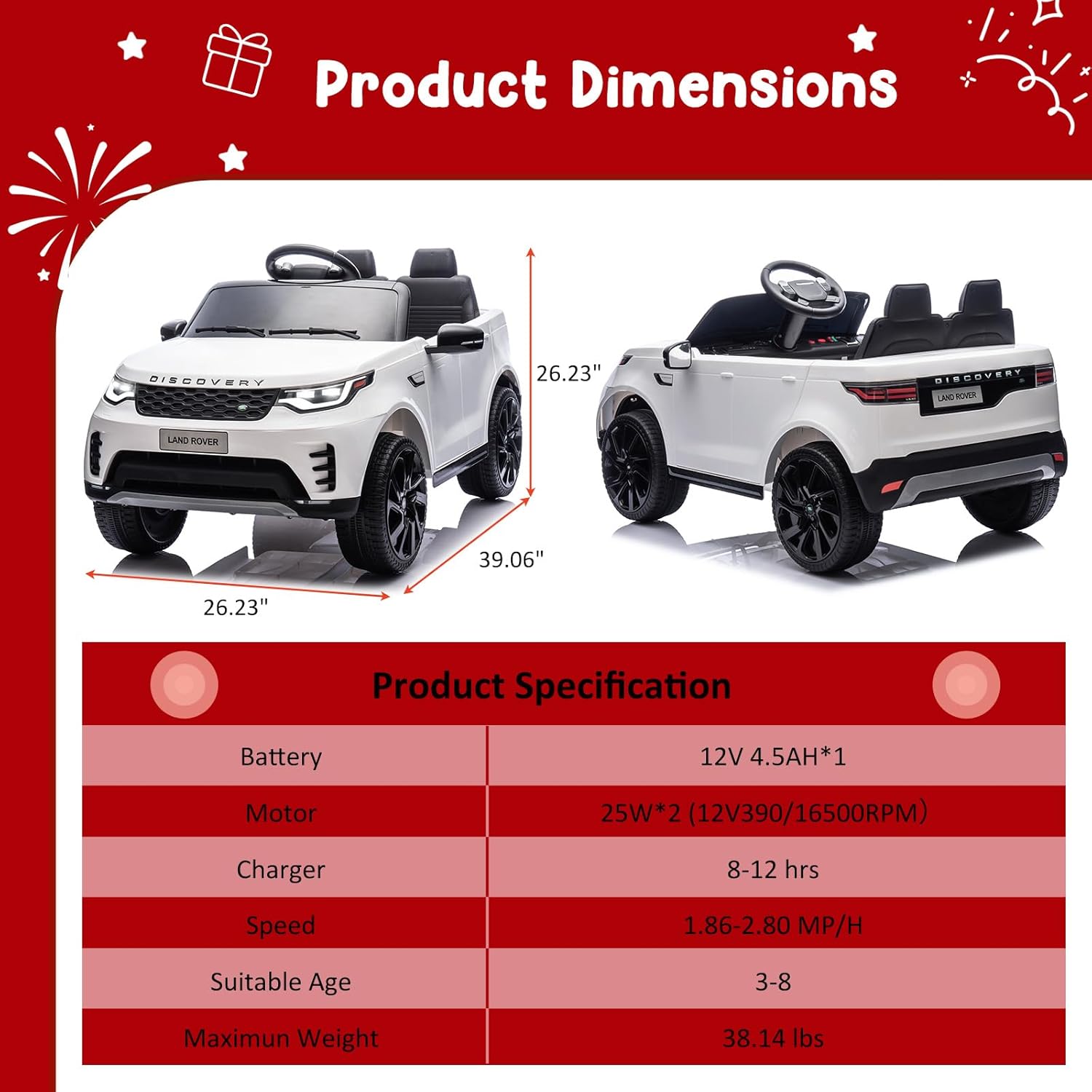 12V Kids Ride On Electric Car with Remote Control, Dual Drive Battery Powered Vehicle Featuring Music, LED Lights, and Safety Belt, Perfect for Boys and Girls