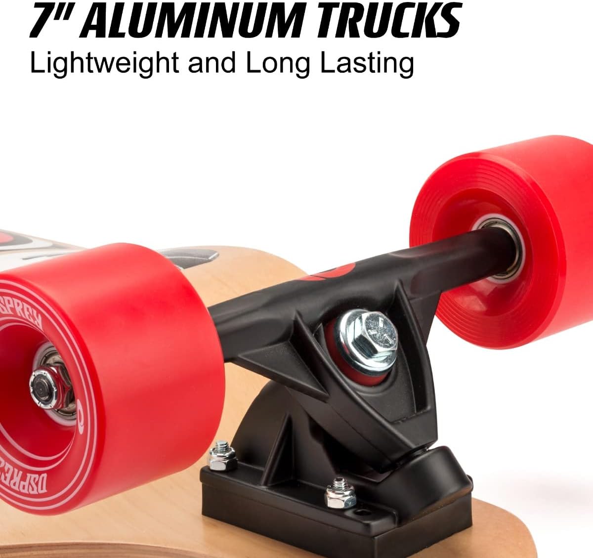 Osprey Twin Tip Longboards, Complete Skateboard- Multiple Styles