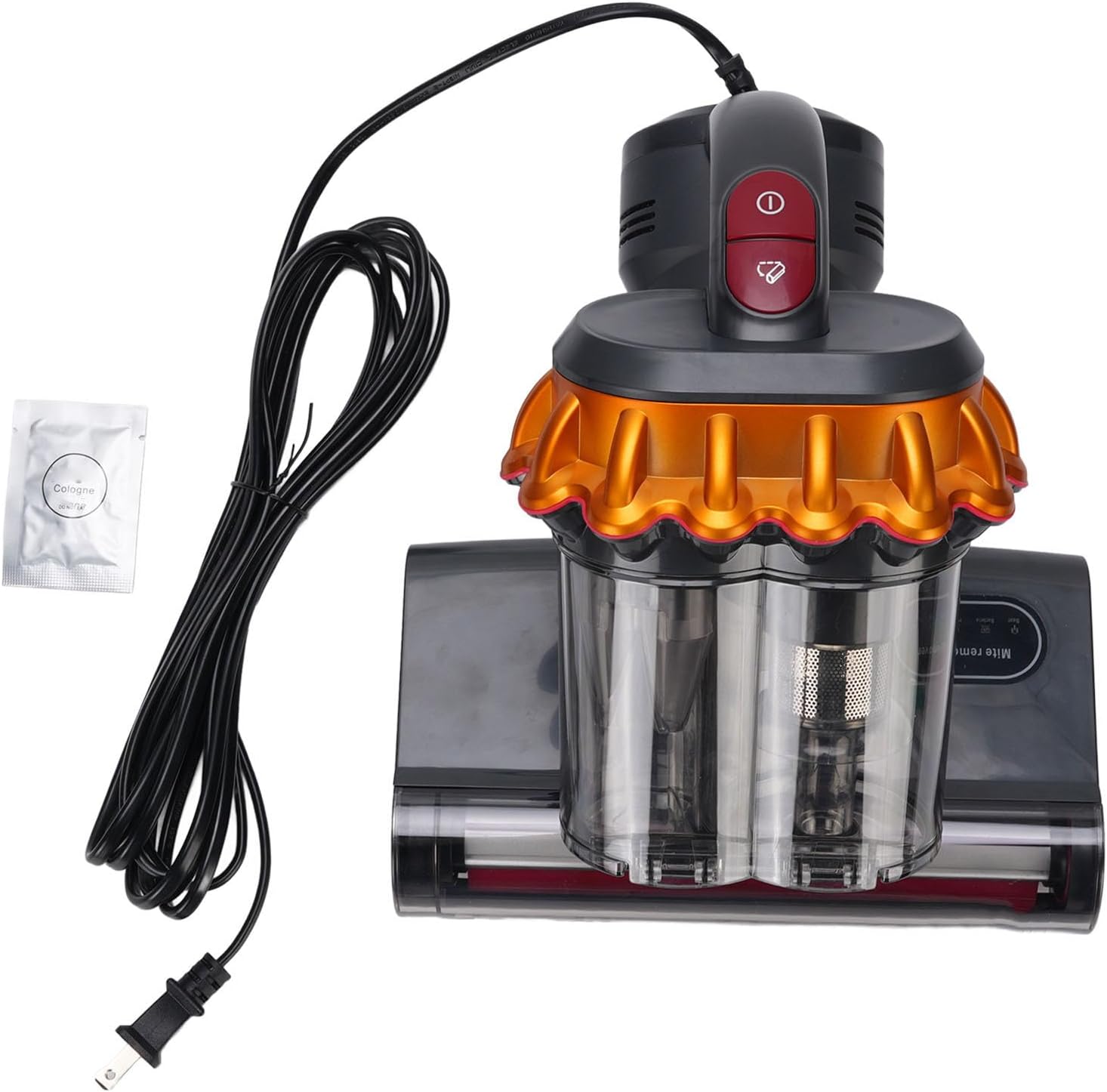 Mattress Vacuum Bed Vacuum Cleaner, 400W 600ml Dust Box Strong Suction 55℃ Hot Wind Drying Versatile Handheld Vacuums for Bed, Sofa, Couch, Crib (US Plug 110V)